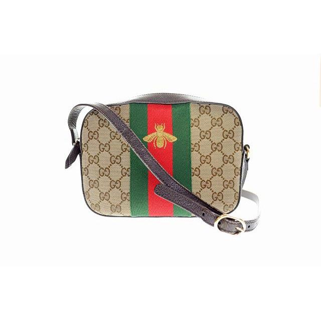 グッチ GUCCI GGキャンバス シグネチャー ウェブ ビー 蜂 ショルダーバッグ412008【ブランド古着ベクトル】221111☆AA★  レディース :037-902210260008:ブランド古着販売のベクトル - 通販 - Yahoo!ショッピング