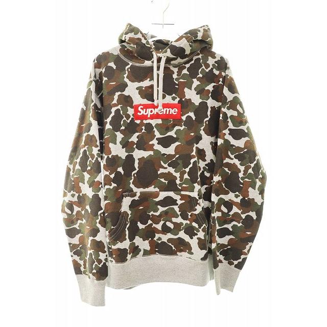 シュプリーム SUPREME 12AW Box Logo Pullover Camo ボックス プル