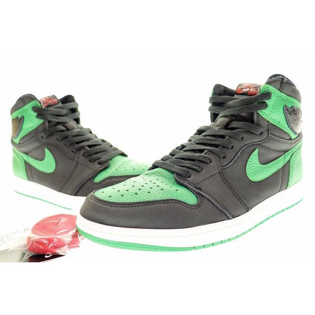 ナイキ NIKE AIR JORDAN 1 RETRO HIGH OG BLACK PINE GREEN 2020 28cm