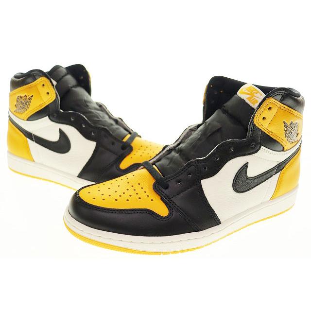 ナイキ NIKE AIR JORDAN 1 RETRO HIGH OG TAXI YELLOW TOE 2022 27.5cm