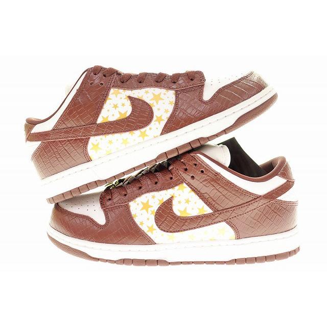 未使用品 ナイキ エスビー NIKE SB DUNK LOW OG QS SUPREME 2021 28cm BARKROOT BROWN DH3228-103 シュプリーム コラボ ダンク ロー ブラウ｜vectorpremium｜02