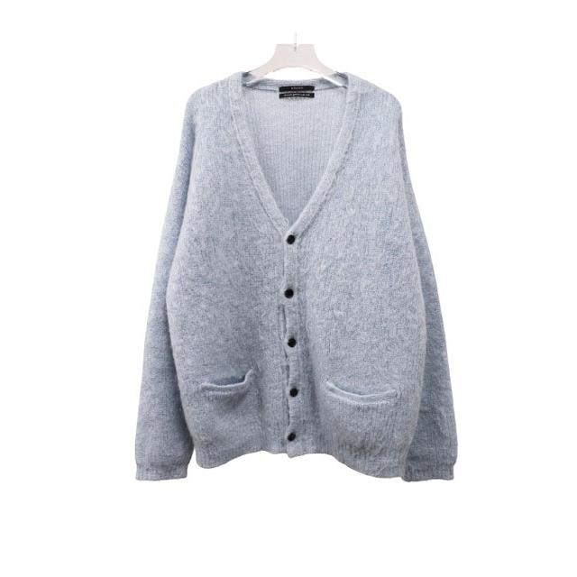 アンユーズド UNUSED 19AW US1642 Mohair Knit Cardigan Sax 2 モヘア