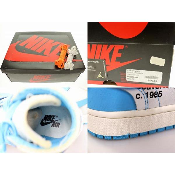 NIKE ナイキ AIR JORDAN 1 × OFF-WHITE NRG UNC 2018 28cm NIKE ナイキ AIR JORDAN 1 × OFF-WHITE NRG UNC 2018 28cm