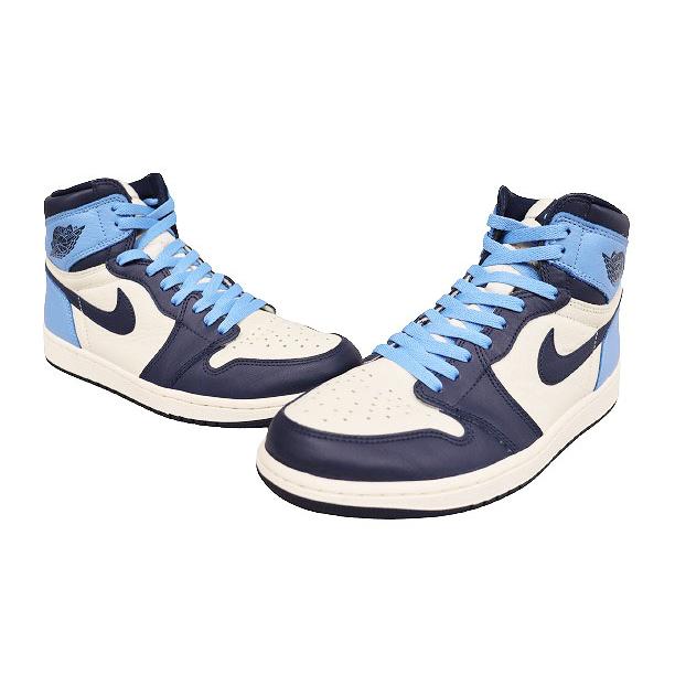 ナイキ NIKE AIR JORDAN 1 RETRO HIGH OG OBSIDIAN 2019 27.5cm 555088