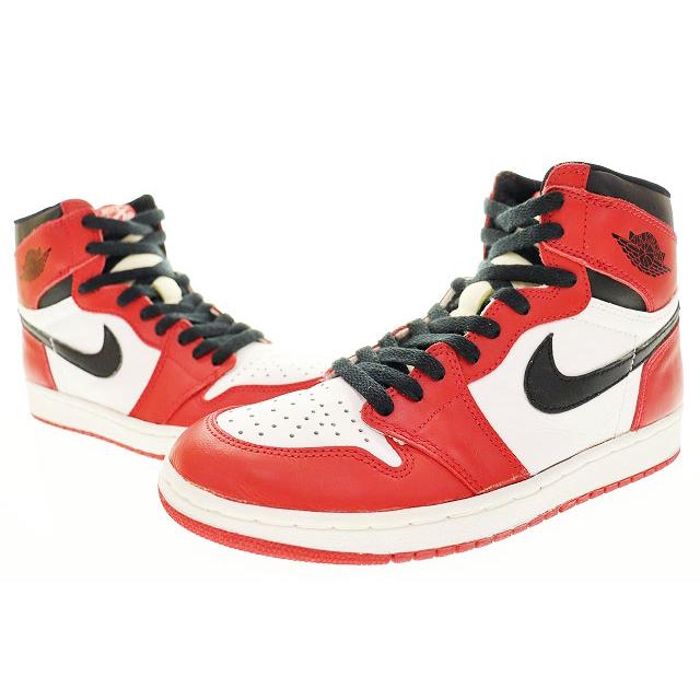 ナイキ NIKE 美品 AIR JORDAN 1 CHICAGO 1994 27.5cm 箱付き 130207