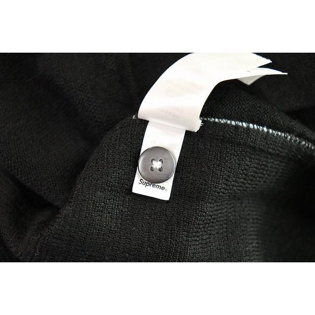 シュプリーム SUPREME 23AW Silk Map Cardigan XL Black シルク マップ 