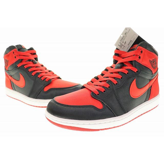 未使用品 ナイキ NIKE WMNS AIR JORDAN 1 RETRO HI OG SATIN BRED 2023  