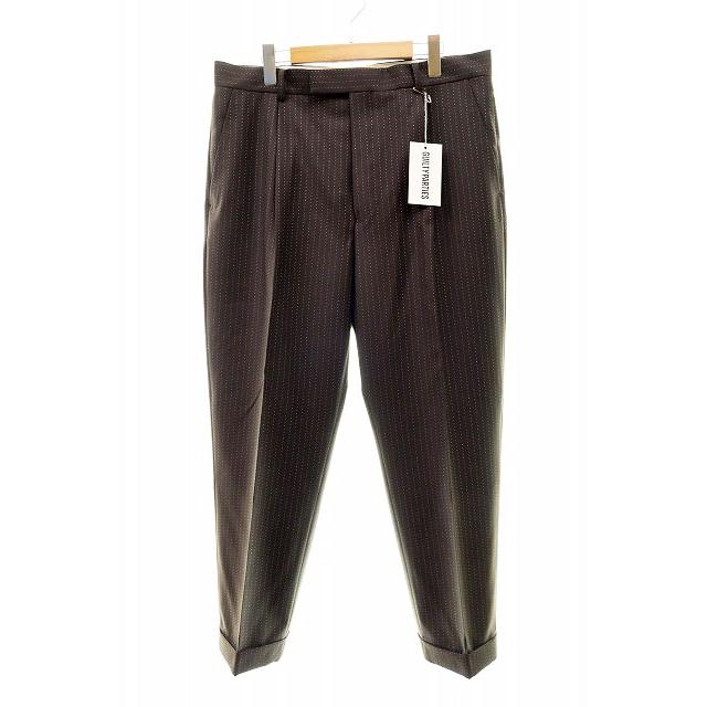 ワコマリア WACKO MARIA 22SS-WMP-TR26 XXL BROWN GLITTER STRIPED 