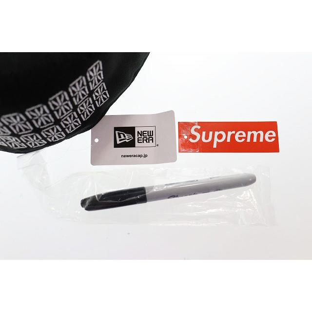 シュプリーム SUPREME × NEW ERA 24SS SHARPIE BOX LOGO BLACK ニューエラ コラボ シャーピー ボックス ロゴ ベースボール キャップ240422｜vectorpremium｜07