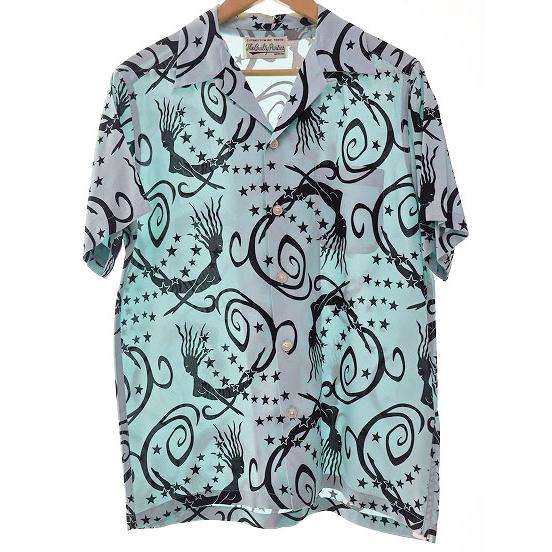 ワコマリア WACKO MARIA ROOTS MERMAID ALOHA SHIRT 15SS マーメイド  