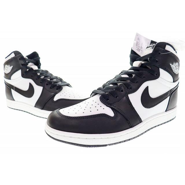NIKE 未使用品 ナイキ AIR JORDAN 1 HI 85 BLACK WHITE 2023 28cm 