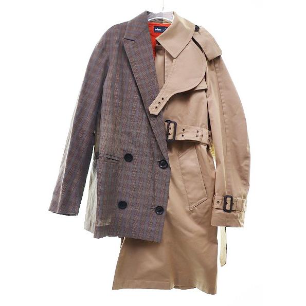 カラー kolor 20SS ドッキング トレンチコート SIZE2 20SCL カラー kolor 20SS ドッキング トレンチコート SIZE2 20SCL