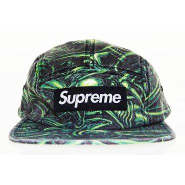 Supreme シュプリーム SUPREME × H.R.GIGER 23AW CAMP CAP GREEN 総柄 