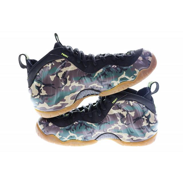 ナイキ NIKE AIR FOAMPOSITE PRO PRM LE GREEN CAMO 28.5cm 587547-300  