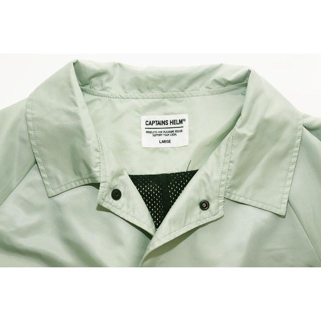CAPTAINS HELM LOGO COACH JKT DUSTYMINT L キャプテンズ ヘルム 