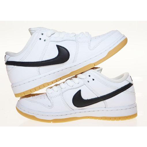 NIKE ナイキ SB DUNK LOW PRO WHITE BLACK CD2563-101 23.5cm
