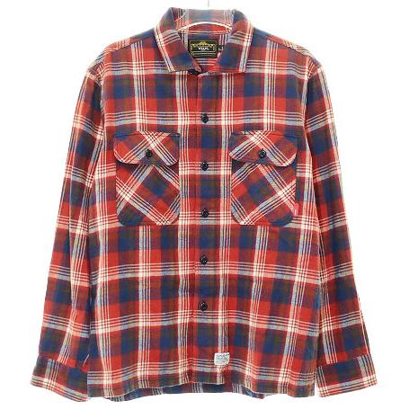 ダブルタップス WTAPS 08SS VATOS チェック シャツ Sサイズ ロング 