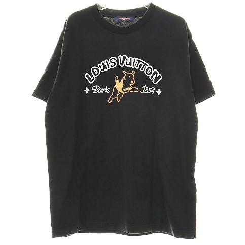 LOUIS VUITTON ルイヴィトン JUMPING DOG EMBROIDERED T SHIRT LOUIS VUITTON ルイヴィトン JUMPING DOG EMBROIDERED T SHIRT