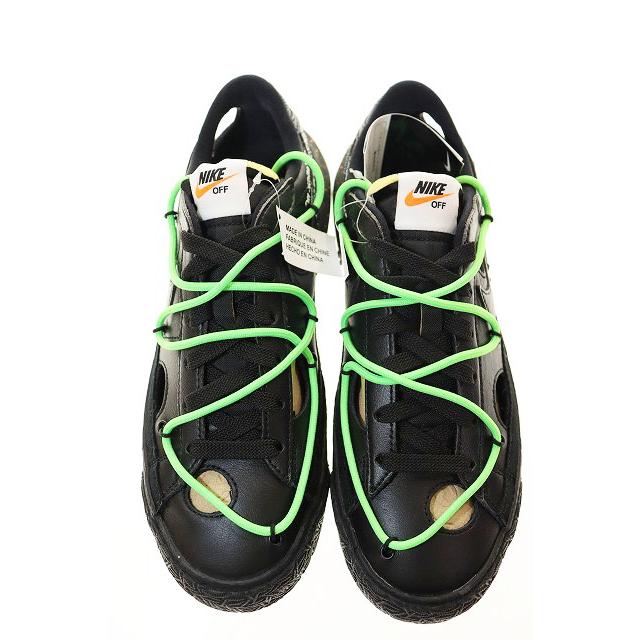 ナイキ NIKE × OFF-WHITE BLAZER LOW 77 / OW BLACK ELECTRIC GREEN 