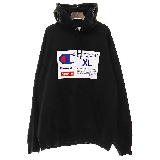 Supreme シュプリーム SUPREME × CHAMPION 18AW LABEL HOODED Supreme シュプリーム SUPREME × CHAMPION 18AW LABEL HOODED
