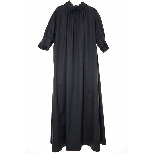 ユナイテッドアローズ ASTRAET Aライン シャツワンピース ロング 黒