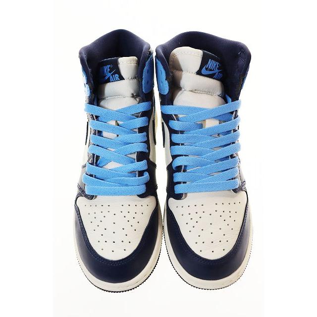 NIKE ナイキ JORDAN 1 RETRO HIGH OG GS OBSIDIAN 23.5cm 575441-140  