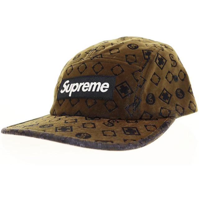 Supreme（シュプリーム） SUPREME 24AW FLOCKED DENIM CAMP CAP デニム 
