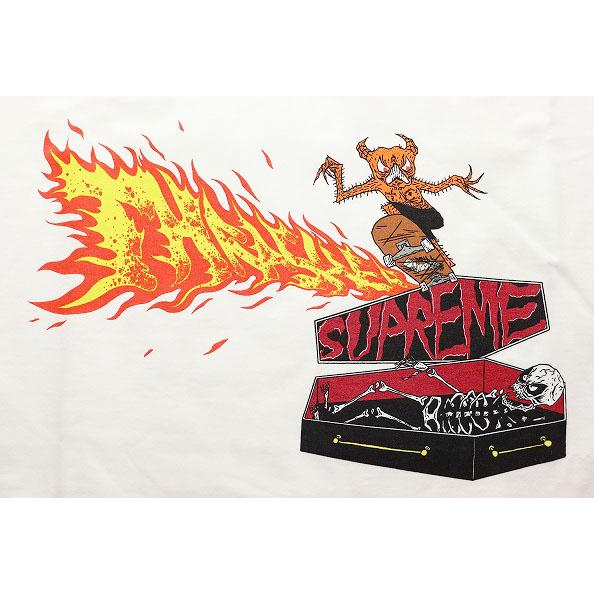 Supreme（シュプリーム） SUPREME 24AW THRASHER BACK TAIL TEE WHITE 