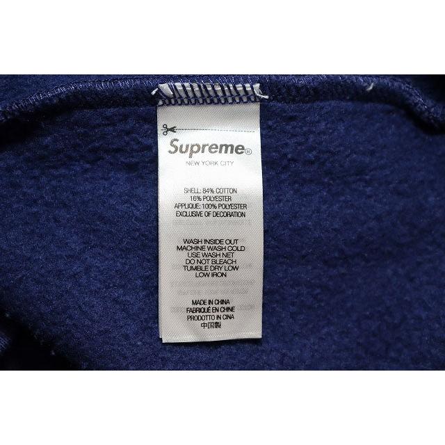 Supreme（シュプリーム） SUPREME SATIN APPLIQUE HOODED SWEATSHIRT