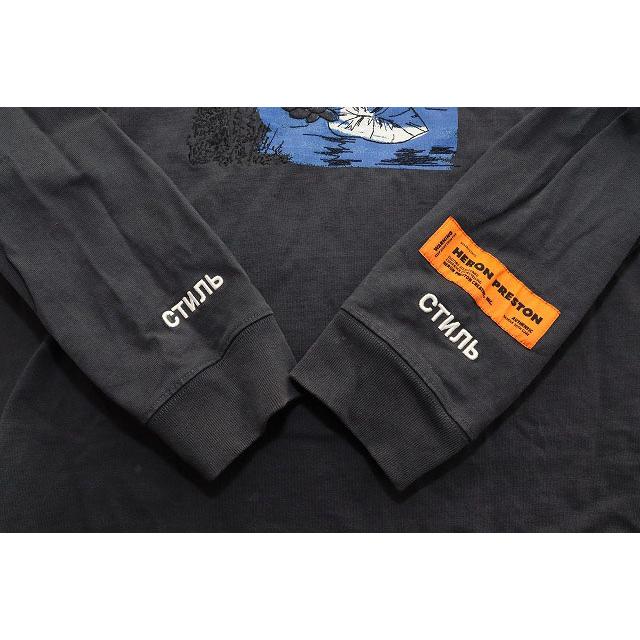 ヘロンプレストン HERON PRESTON 20AW PRINT L/S TEE NAVY S 