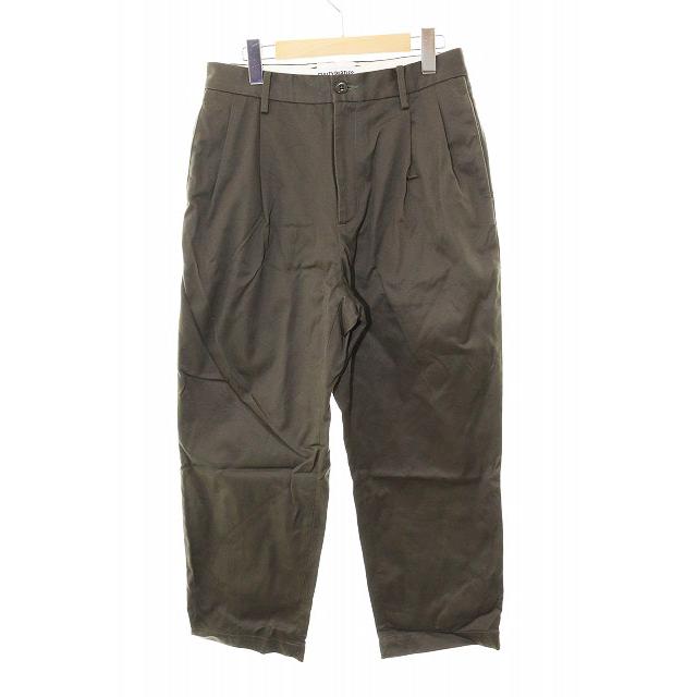 24SS WACKO MARIA ワコマリア スラックス パンツ　カーキ WACKO MARIA（ワコマリア） 24SS PLEATED TROUSERS -TYPE 2 プリーツ