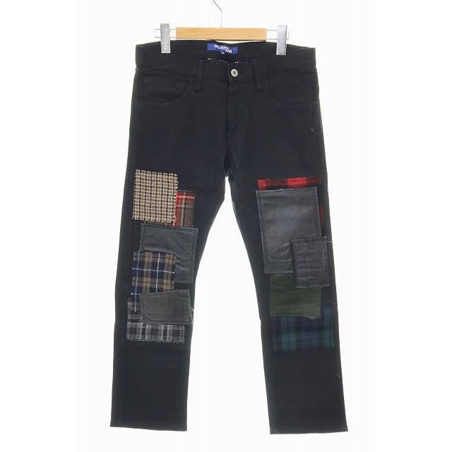 ジュンヤワタナベマン JUNYA WATANABE MAN 14AW パッチワーク スリム  