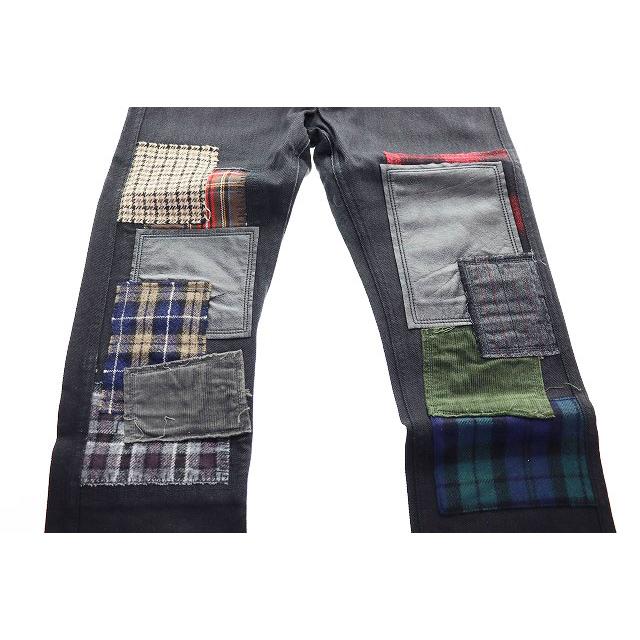 ジュンヤワタナベマン JUNYA WATANABE MAN 14AW パッチワーク スリム 