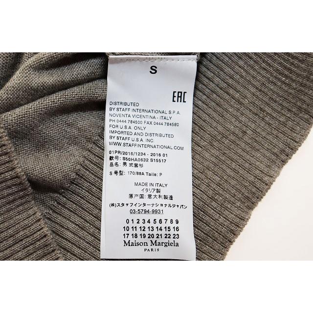 メゾンマルジェラ Maison Margiela 16SS エルボーパッチ クルーネック 