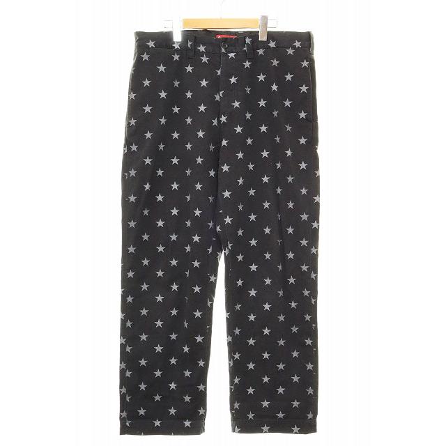 Supreme シュプリーム SUPREME 22SS STAR CHINO PANT BLACK 34 Supreme シュプリーム SUPREME 22SS STAR CHINO PANT BLACK 34