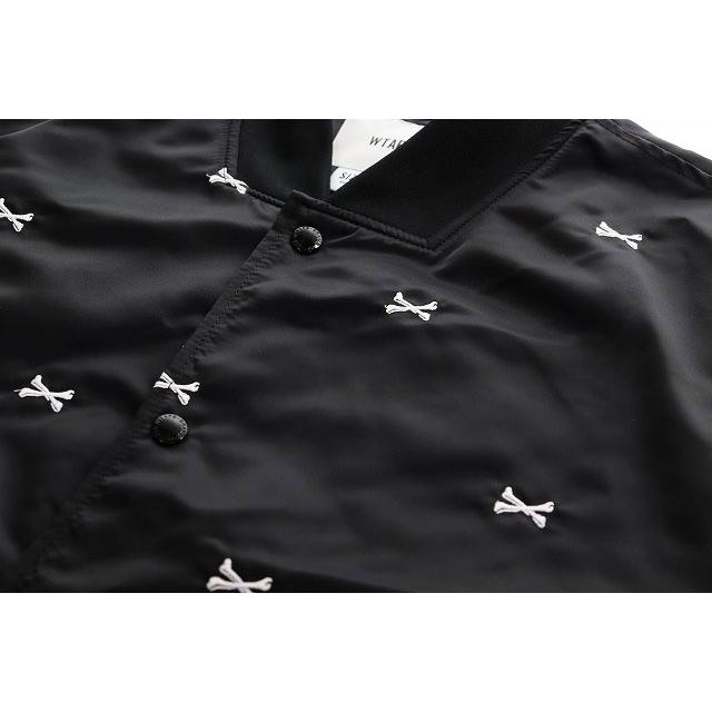 ダブルタップス WTAPS 22SS CROSS BONE TEAM JACKET NYLON BLACK ダブルタップス WTAPS 22SS CROSS BONE TEAM JACKET NYLON BLACK