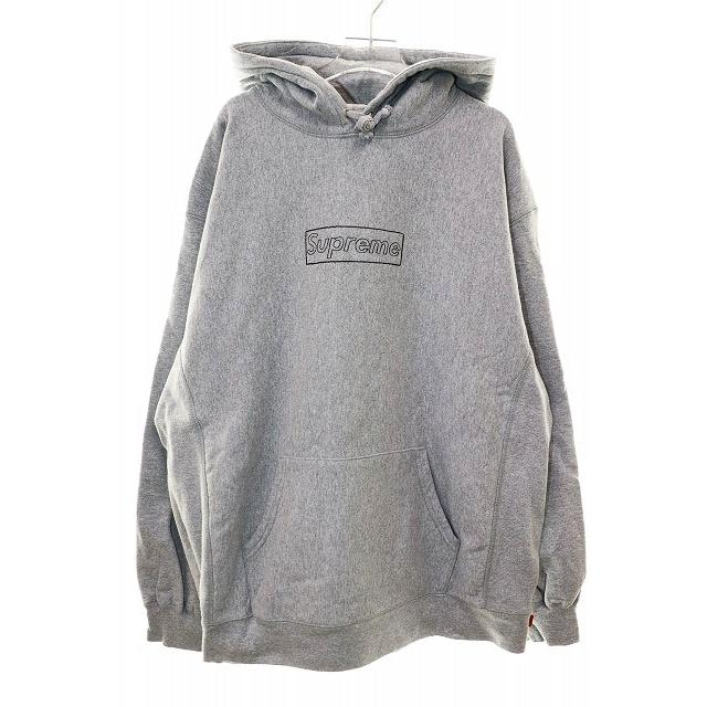シュプリーム SUPREME × KAWS 21SS CHALK BOX LOGO HOODED SWEATSHIRT 