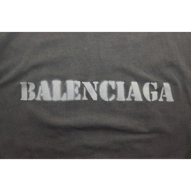 【オーバーサイズ】 バレンシアガ 半袖 tシャツ デストロイ ダメージ加工 希少 BALENCIAGA バレンシアガ ダメージ加工 オーバーサイズ Tシャツ