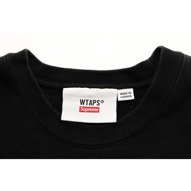 シュプリーム SUPREME × WTAPS 21AW CREWNECK SWEAT L ダブルタップス 