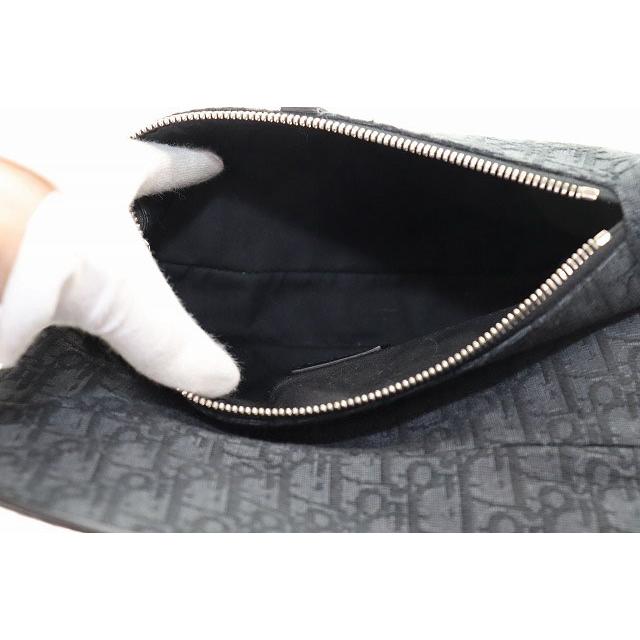 ディオール Dior オブリーク ジャカード サドルバッグ ショルダー ロゴ