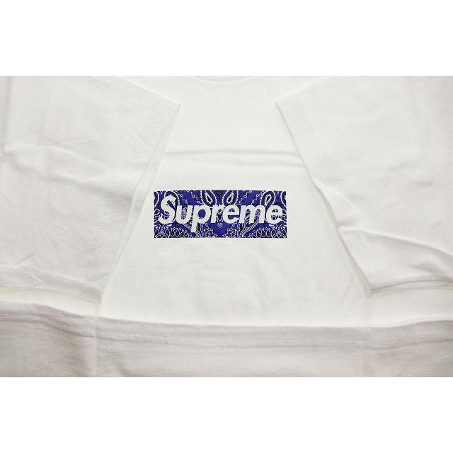 Supreme（シュプリーム） SUPREME 19AW BANDANA BOX LOGO TEE WHITE XL