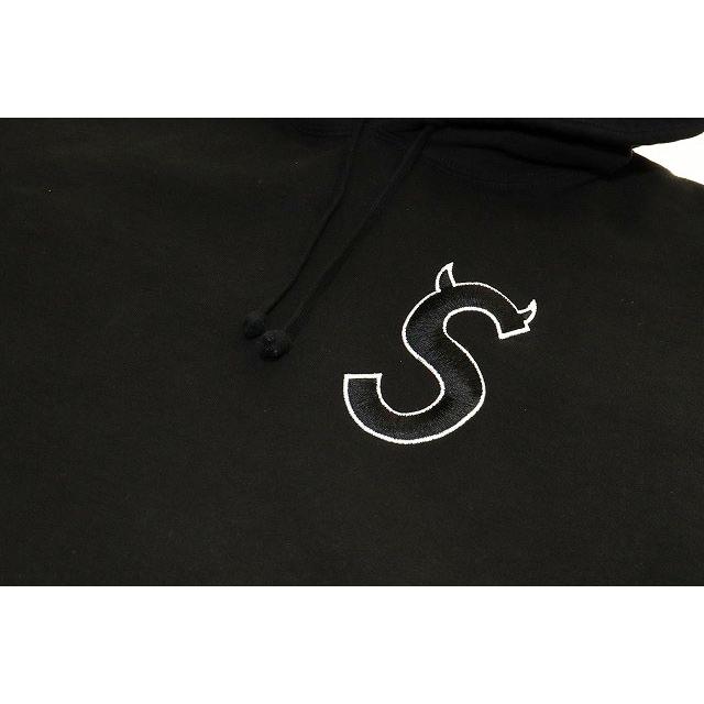 希少XL Supreme 22AW S Logo パーカー　ブラック Supreme（シュプリーム） 22AW S Logo Hooded Sweatshirt Sロゴ
