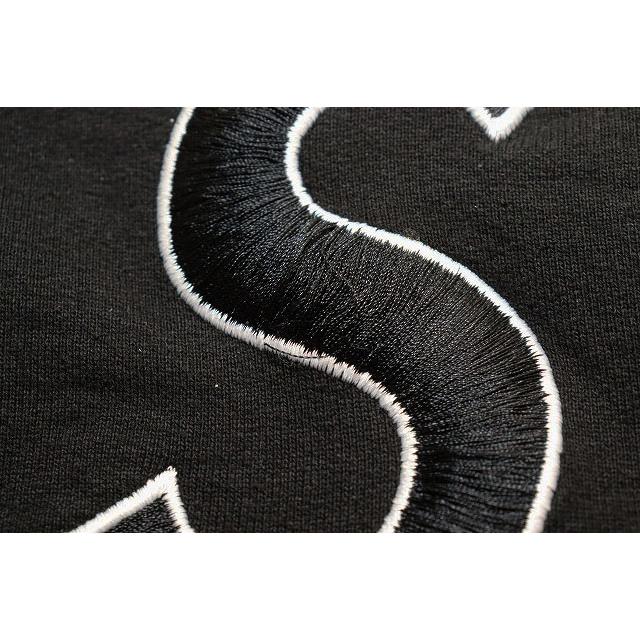 希少XL Supreme 22AW S Logo パーカー　ブラック Supreme（シュプリーム） 22AW S Logo Hooded Sweatshirt Sロゴ