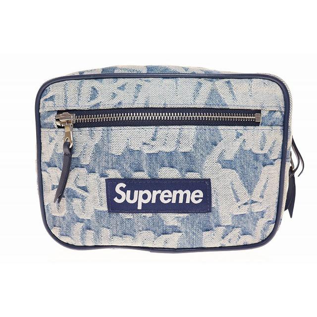 シュプリーム SUPREME 22SS FAT TIP JACQUARD DENIM WAIST BAG 