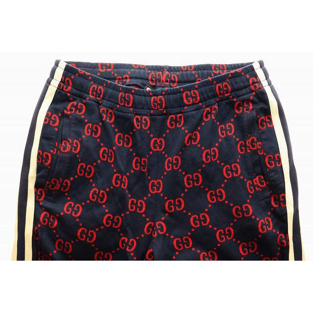 【美品】GUCCI グッチ　シルクジョグパンツ　イージーパンツ　サルエル　総柄 GUCCI（グッチ） GUCCI 18SS GG ジャガード ジョギング パンツ SIZE S