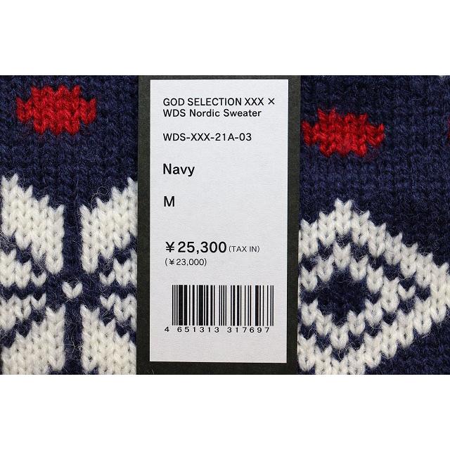 ウィンダンシー WIND AND SEA × GOD SELECTION XXX NORDIC SWEATER M 