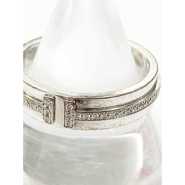ティファニー TIFFANY & CO. Tワイド ダイヤモンド リング 8号