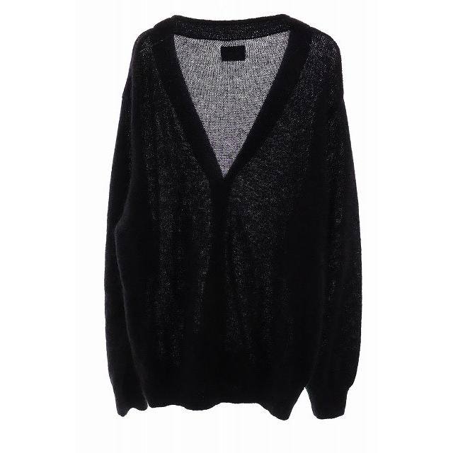 yonetomi カーディガン yonetomi | soft lambswool cardigan - navy