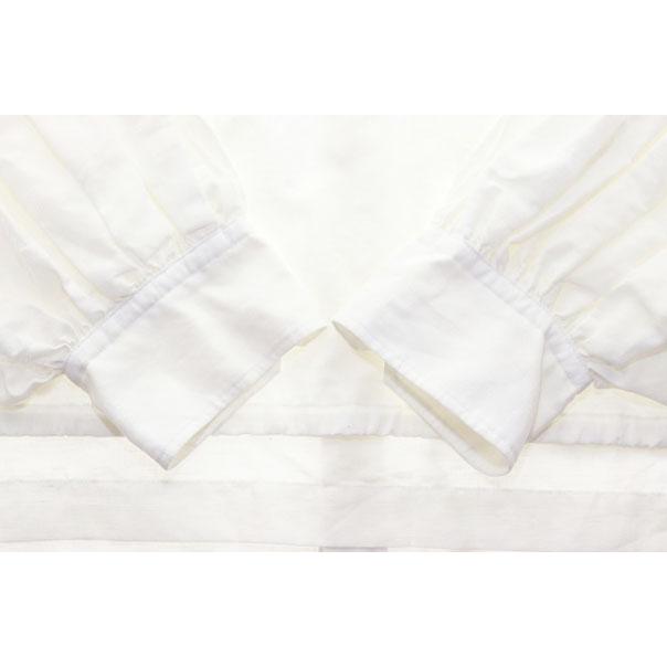 ハイク HYKE BALLOON SLEEVE BLOUSE WHITE 2 15207 バルーン