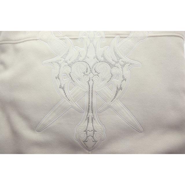 アンノウン UNKNOWN LONDON LOGO VARSITY JACKET WHITE L アンノウン